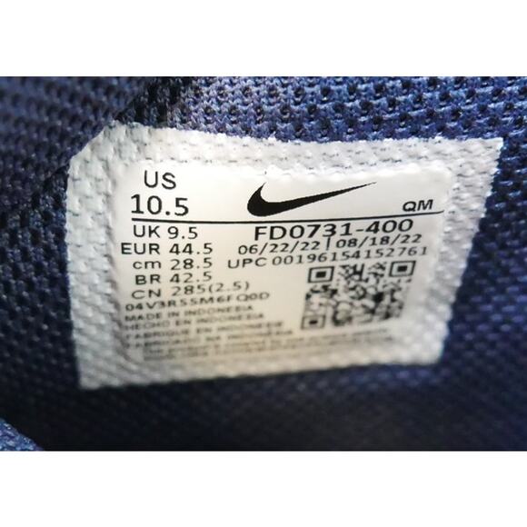 NEW NIKE SB BLAZER MID SHOES FD0731 400 NAVY MENS SIZE - 10.5 - Picture 7 of 7